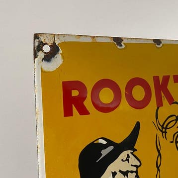 VAN ROSSEMS TROOST - Reclamebord - 60x40cm - Gemaakt van
