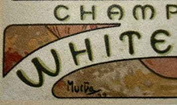 Marie Alphonse Mucha - “Moet & Chandon White Star Champagne,