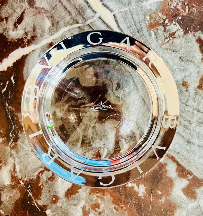 Rosenthal - Bvlgari - Bol - Cristal - Bulgari - cendrier, Antiquités & Art, Antiquités | Verre & Cristal