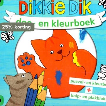 Het grote Dikkie Dik doe - en kleurboek 8711851880155, Verzenden, Jet Boeke
