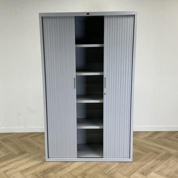 Schaffenburg roldeurkast vv 4 legborden (hxbxd) 198x120x45, Huis en Inrichting, Kasten | Roldeurkasten en Archiefkasten, Gebruikt