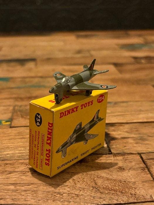 Dinky Toys - Avion-jouet Supermarine Swift Fighter -, Hobby & Loisirs créatifs, Voitures miniatures | 1:5 à 1:12