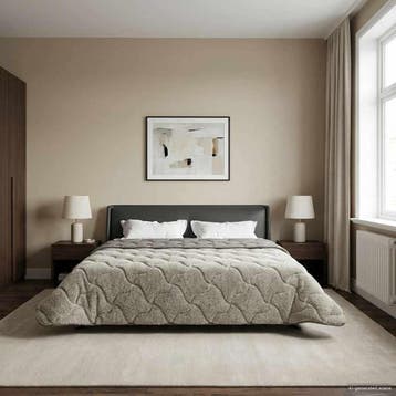vidaXL Zomer Deken Lichtgrijs 200 x 240 cm Microvezel en, Verzenden, Nieuw