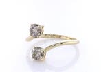 Zonder minimumprijs - Ring - 14 karaat Geel goud - 1.03ct.