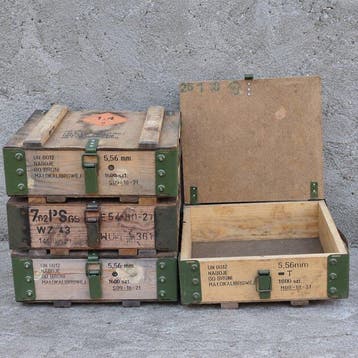 Mesko - Krat (4) - wz.43 - Hout, Legering - Militaire houten