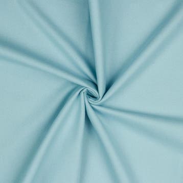 10 meter flanel stof - Lichtblauw - 100% katoen, 120 cm of meer, Katoen, Verzenden, Blauw