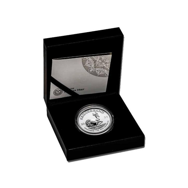 Zilveren Krugerrand Proof diverse jaargangen 1 troy ounce, Postzegels en Munten, Edelmetalen en Baren