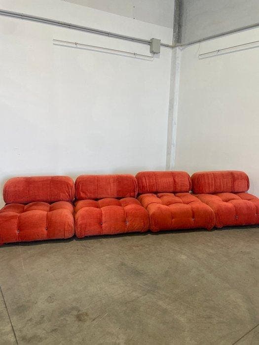 B&B Italia - Mario Bellini - Camaleonda - Sofa (4) - Fluweel, Antiquités & Art, Art | Objets design