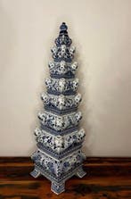 Vase - Bleu de Delft - Faïence - Grote Tulpenvaas XXL, Antiek en Kunst