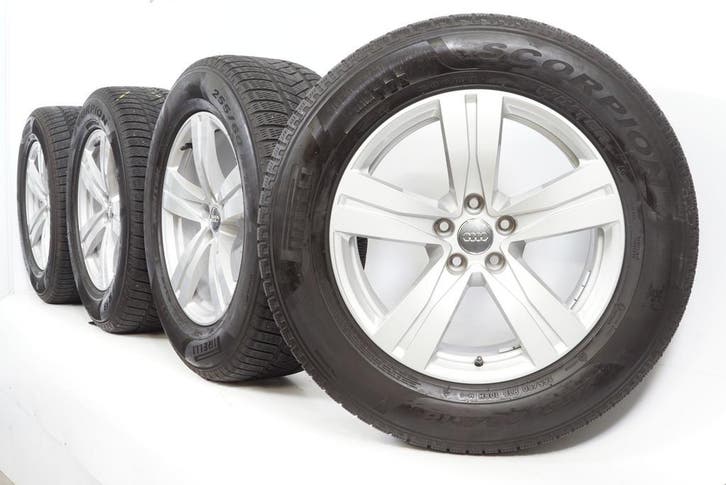 Audi Q7 4M S-line 18 inch velgen + Winterbanden Pirelli Orig, Autos : Pièces & Accessoires, Pneus & Jantes, Enlèvement ou Envoi