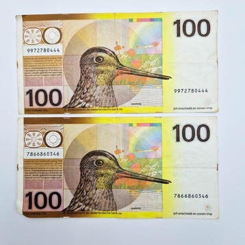 Pays-Bas. - 2 x 100 Gulden - 1977 - PL104 (Sans prix de