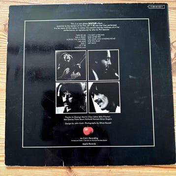 Beatles - Let It Be [first 1970 German pressing] red apple -