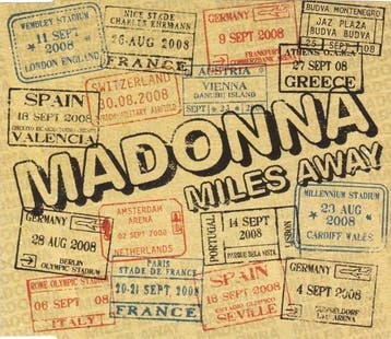 Madonna – Miles Away (CD, Single, 2008), Verzenden