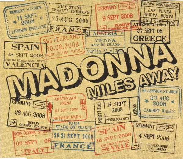 Madonna – Miles Away (CD, Single, 2008), CD & DVD, CD | Pop, Envoi