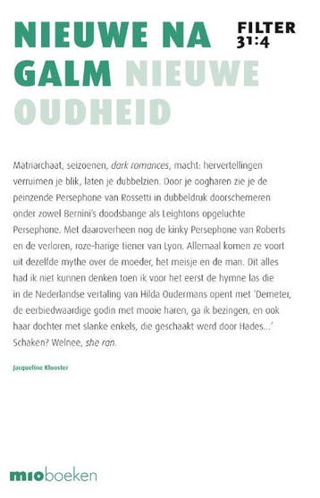 Nieuwe nagalm / Filter – Tijdschrift over vertalen / 31:4, Verzenden