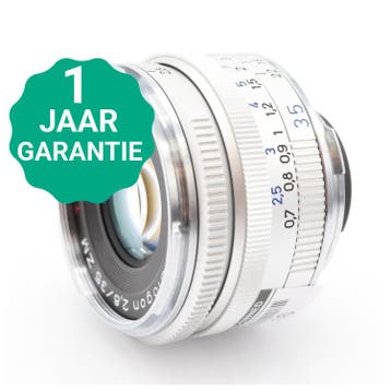Zeiss 35mm f/2.8 C-Biogon T* ZM zilver | Tweedehands, Verzenden, Zo goed als nieuw