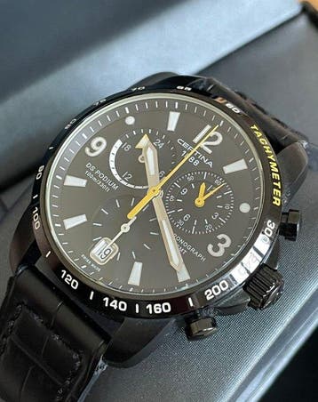 Certina - DS Podium Chronograph GMT Quartz Watch, Nieuw