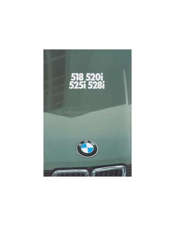 1981 BMW 5 SERIE BROCHURE NEDERLANDS, Ophalen of Verzenden