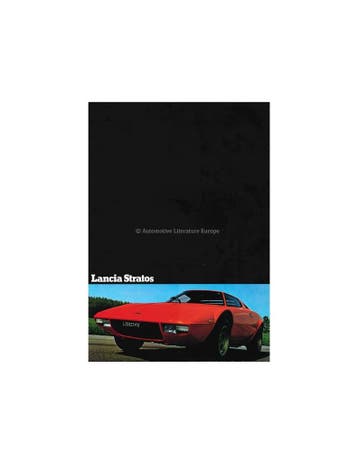 1974 LANCIA STRATOS BROCHURE ITALIAANS, Ophalen of Verzenden, Nieuw
