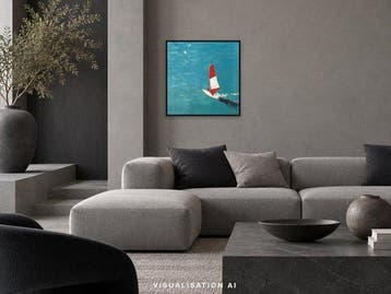 BOB - Voile Rouge sur Turquoise