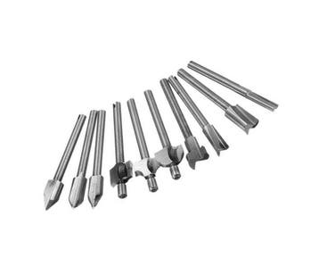 Set mini freesjes 3.175 mm (10 stuks), Doe-het-zelf en Bouw, Verzenden, Nieuw