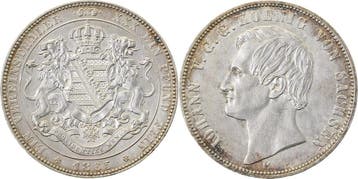Duitsland Vereinstaler, daalder Johann Koenig von Sachsen..., Verzenden, België