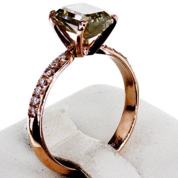 Sans prix de réserve - Bague de fiançailles - 14 carats Or, Bijoux, Sacs & Beauté