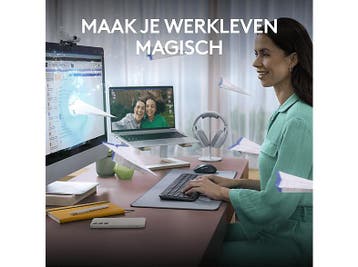 Logitech - Toetsenbord - Azerty - Zwart, Computers en Software, Verzenden, Logitech, Draadloos, Nieuw