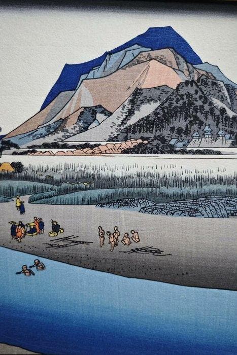 The Fifty-Three Stations of the Tokaido Odawara, Sakawa, Antiquités & Art, Antiquités | Autres Antiquités