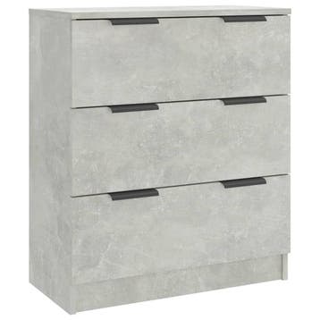 Dressoir Betongrijs met 3 Lades | Retour Deal | Sla je slag!, Verzenden