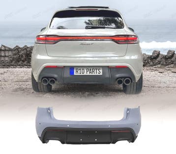 PARE-CHOCS ARRIÈRE PORSCHE MACAN 14-18 LOOK TURBO 2023, Verzenden