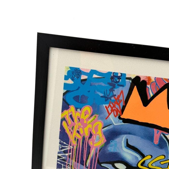 Richard Orlinski (1966) - RAW! Orange Giclee - incl black, Antiquités & Art, Art | Peinture | Moderne
