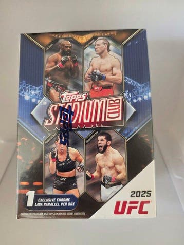 2025 Topps Stadium Club UFC – Value Box - 1 Sealed box -