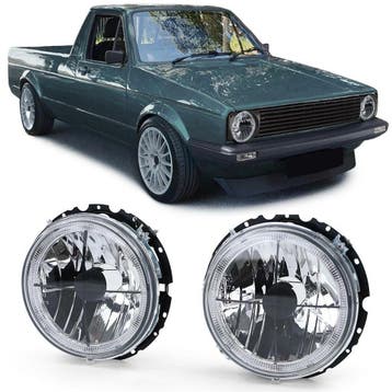 Koplampen Met Angel Eyes VW Caddy 1 CS093