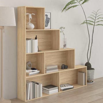 vidaXL Boekenkast/kamerscherm 155x24x160 cm bewerkt hout, Huis en Inrichting, Verzenden, Nieuw