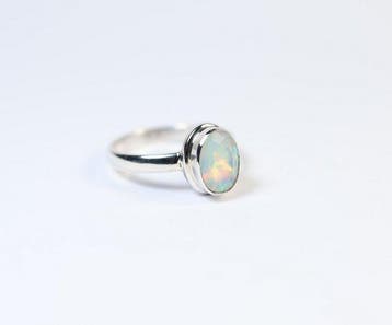 Ethiopisch opaal / Welo-opaal ring / nieuw- 3.1 g - (1)