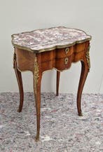 Exceptionele Lyonnais Table dappoint - Gesigneerd - Maison