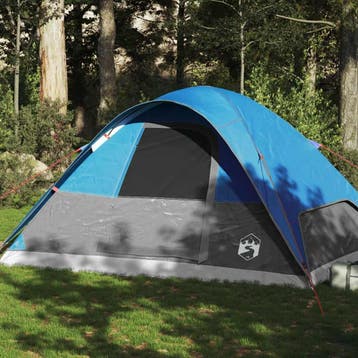 vidaXL Koepeltent 6-persoons waterdicht blauw, Verzenden, Nieuw