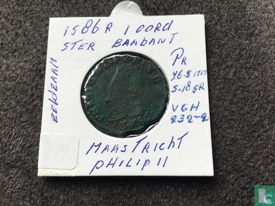 Brabant 1 oord 1586 (ster), Postzegels en Munten, Munten | Europa | Niet-Euromunten, Losse munt, Overige landen, Verzenden