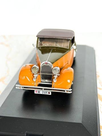 Modelauto - Extremely Rare Nickel 1:43 scale Bugatti T57, Nieuw