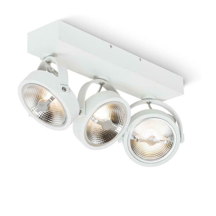 LED Opbouw spot Drie Dubbel Dimbaar Wit Incl. LED Dim to, Huis en Inrichting, Lampen | Spots, Nieuw, Verzenden