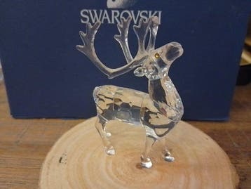 Swarovski - Beeldje - Reindeer 214821 - Kristal