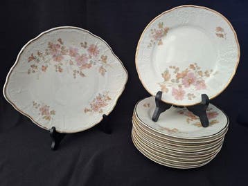Bernadotte - Service à dessert (12) - Porcelaine -