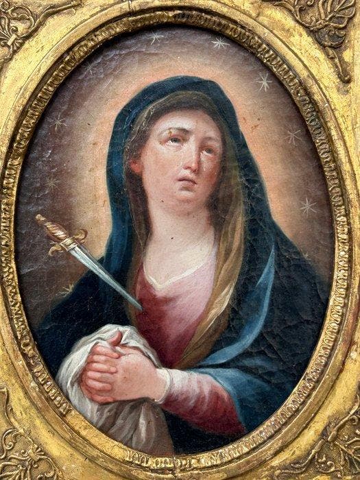 Italiaanse school (XVIII) - Mater Dolorosa, Antiek en Kunst, Kunst | Schilderijen | Klassiek