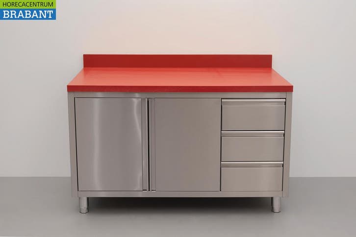 HCB Acier inoxydable Polyéthylène PE Armoire Armoire Table à, Articles professionnels, Horeca | Autre, Envoi