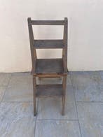 Marches - Bois - Chaise Escabeau