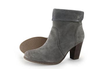 Mano Enkellaarzen in maat 37 Grijs, Kleding | Dames, Schoenen, Verzenden, Mano, Lage of Enkellaarzen, Zo goed als nieuw