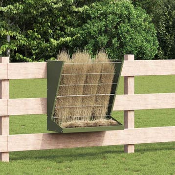 vidaXL Hooihouder Olijfgroen 71 x 33 x 70 cm 5 kg, Verzenden