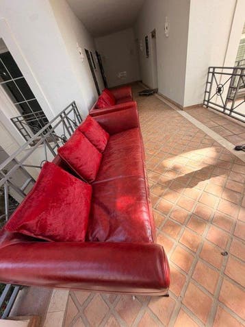 baxter - Sofa (2) - Leder, paardenhaar - Baxter Ponyhair