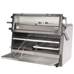 Houtskooloven-BBQ RVS | 150kg/u | GN 2/1 - GN 1/1 |, Verzenden, Nieuw in verpakking
